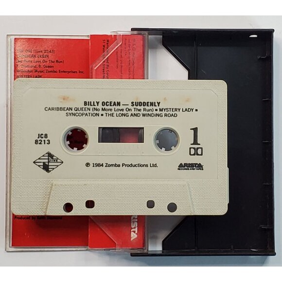 Billy Ocean Suddenly 1984 Cassette Tape Album Audio Music Caribbean Queen - Picture 5 of 9